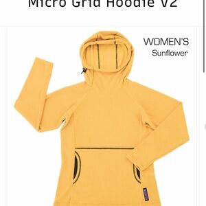 Micro Grid Hoodie V2 Women's Sunflower Hooded Pullover